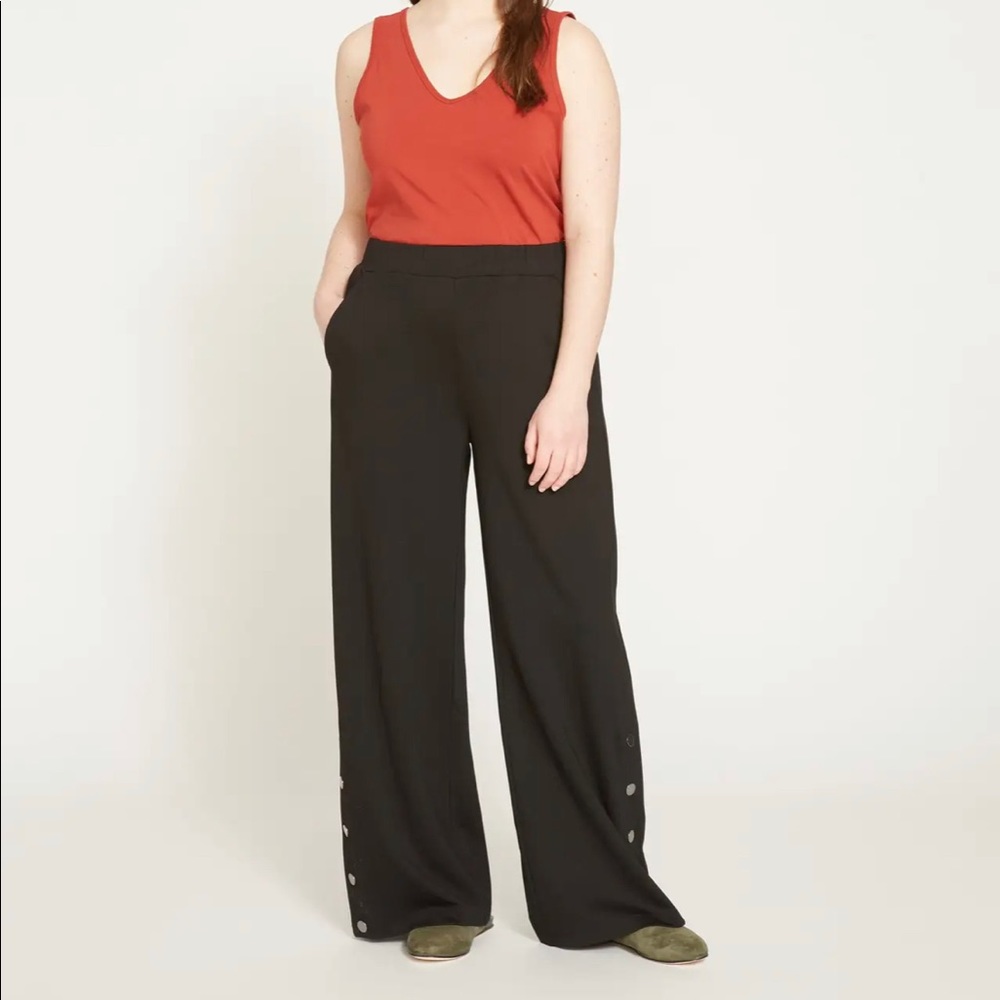 Wide leg ponte pants brand new